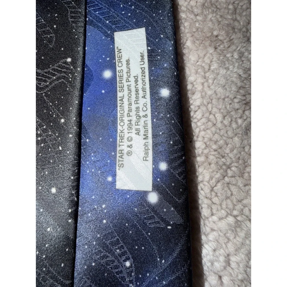 VTG 1994 Ralph Marlin Star Trek Tie Original Series Crew 57